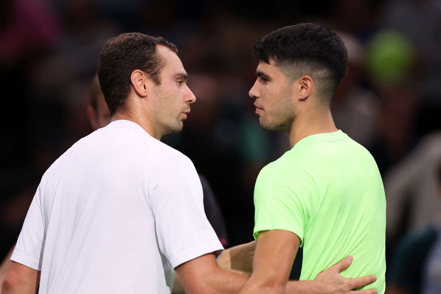 Carlos Alcaraz, Defeated From The Start By Roman Safiullin In The Paris ...